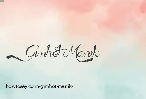 Gimhot Manik