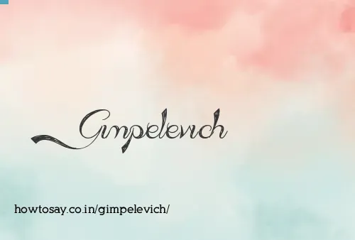 Gimpelevich