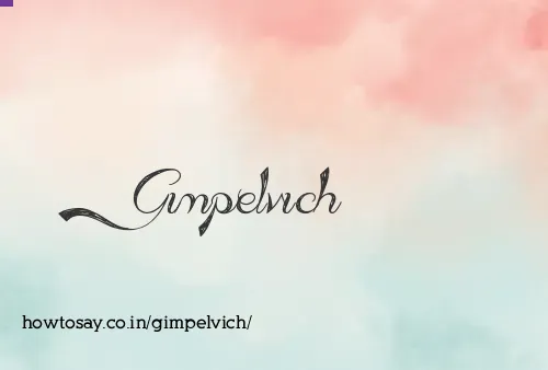 Gimpelvich