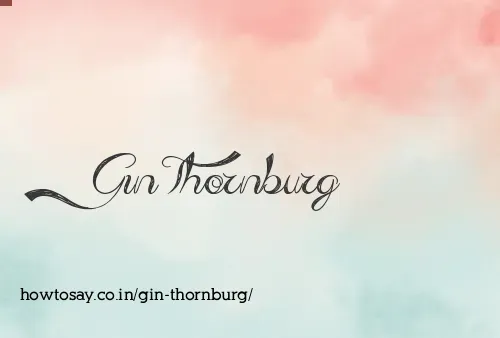 Gin Thornburg