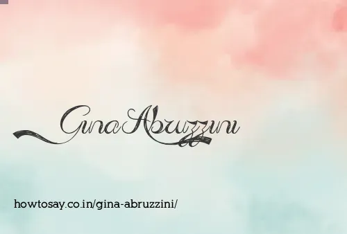 Gina Abruzzini