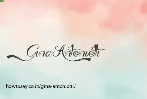 Gina Antoniotti