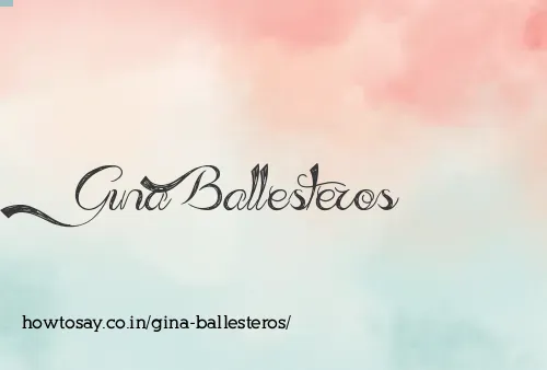Gina Ballesteros