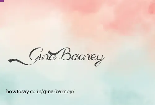Gina Barney