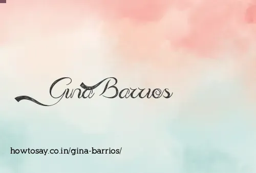 Gina Barrios