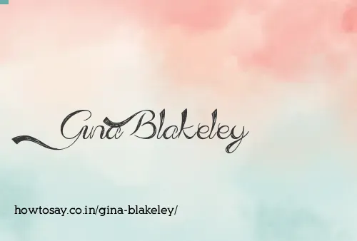 Gina Blakeley