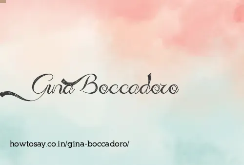 Gina Boccadoro