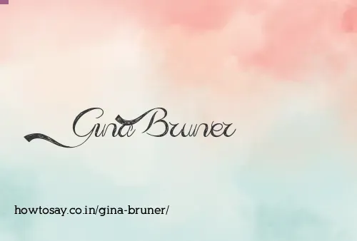 Gina Bruner