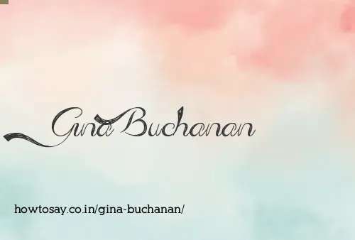 Gina Buchanan