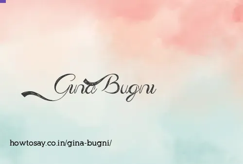 Gina Bugni