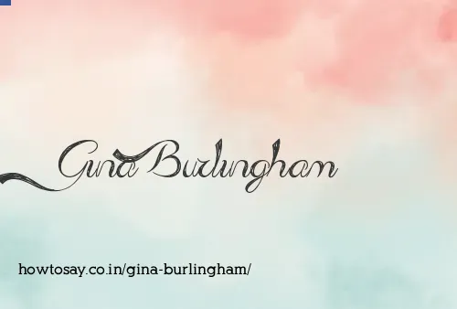Gina Burlingham