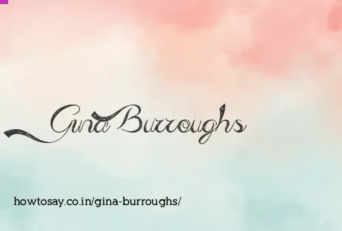 Gina Burroughs