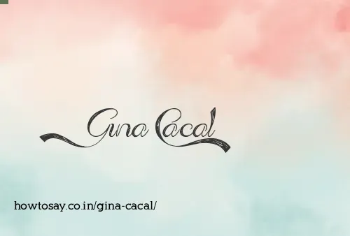 Gina Cacal