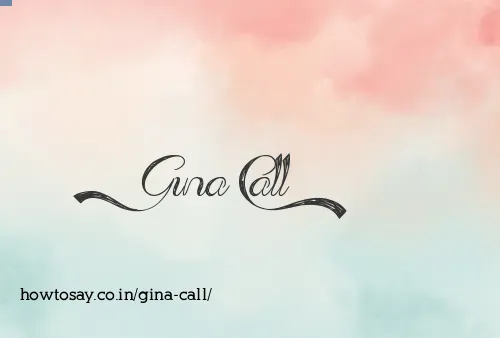 Gina Call