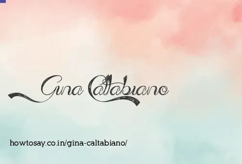 Gina Caltabiano