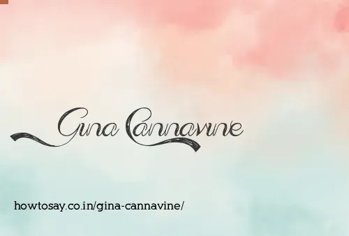 Gina Cannavine