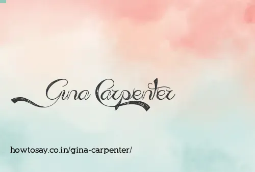 Gina Carpenter
