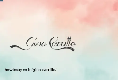 Gina Carrillo