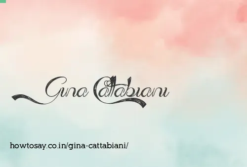 Gina Cattabiani