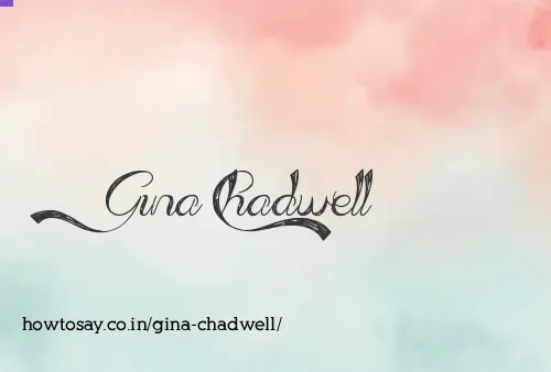 Gina Chadwell