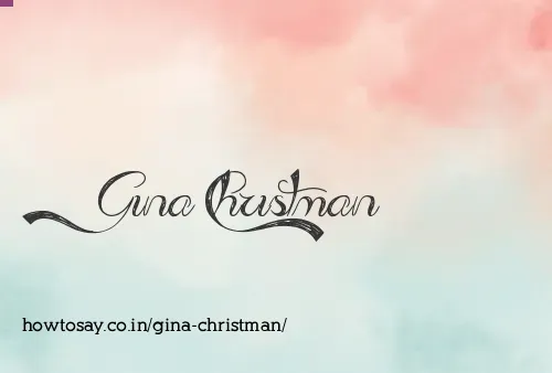 Gina Christman