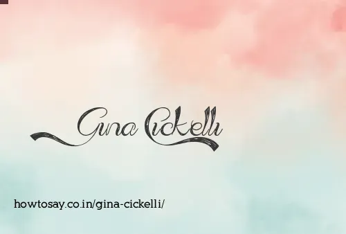 Gina Cickelli