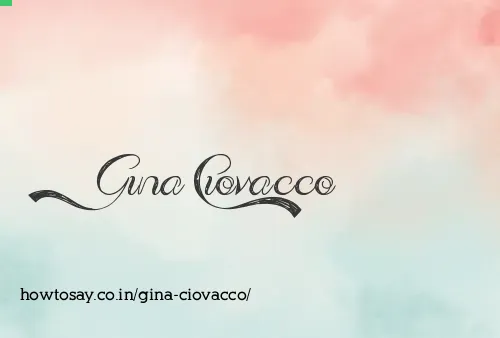 Gina Ciovacco