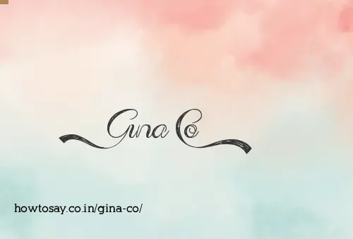 Gina Co