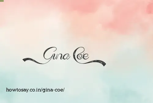Gina Coe