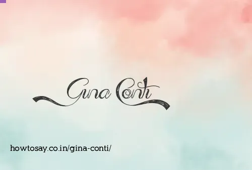Gina Conti
