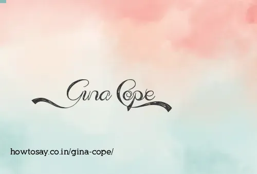 Gina Cope