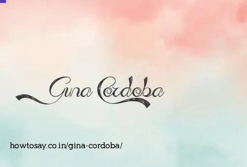 Gina Cordoba