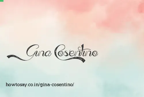 Gina Cosentino