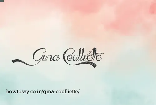 Gina Coulliette