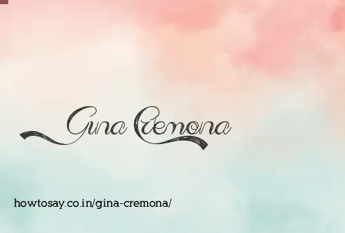 Gina Cremona