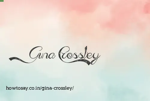 Gina Crossley
