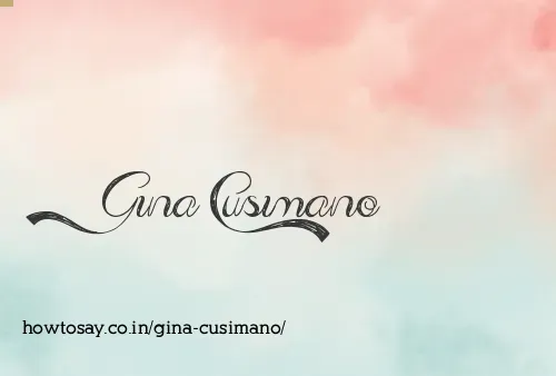 Gina Cusimano