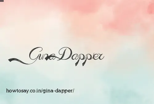 Gina Dapper