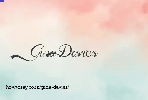 Gina Davies