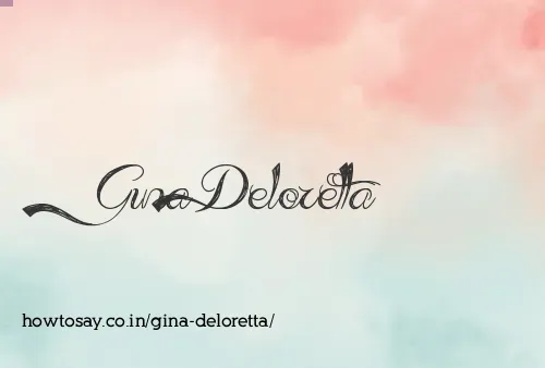 Gina Deloretta