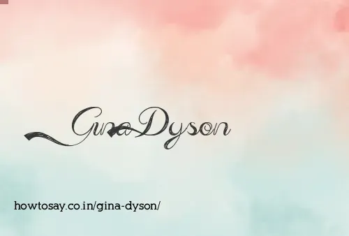 Gina Dyson