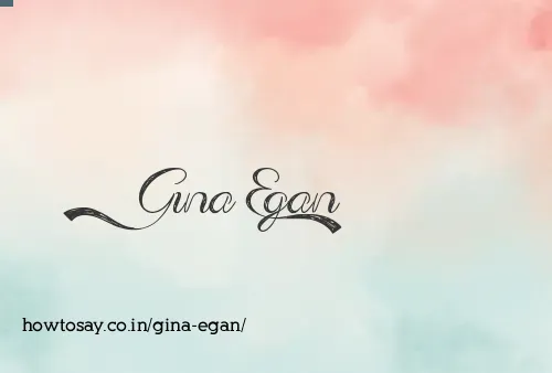 Gina Egan