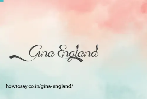 Gina England