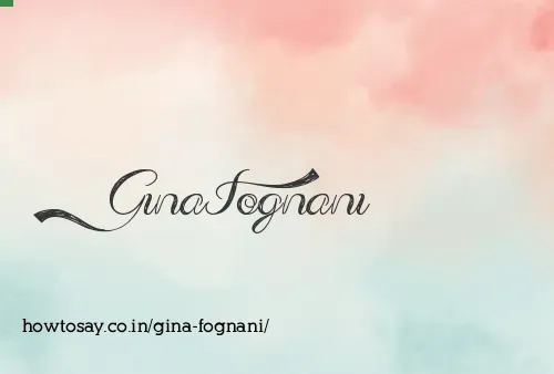Gina Fognani