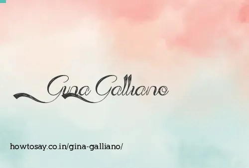 Gina Galliano