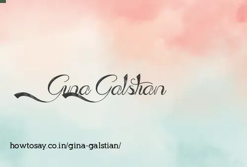 Gina Galstian