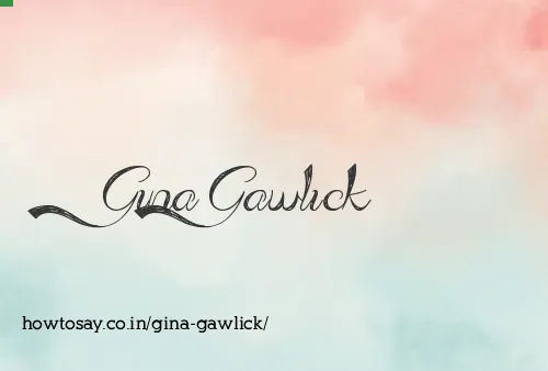 Gina Gawlick