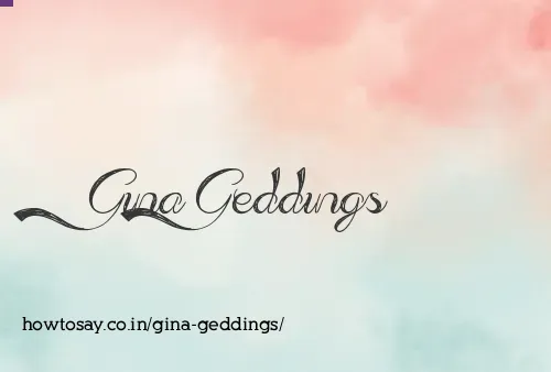Gina Geddings