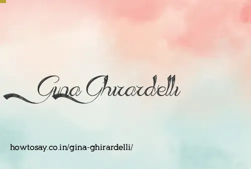 Gina Ghirardelli