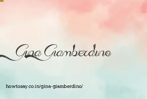Gina Giamberdino